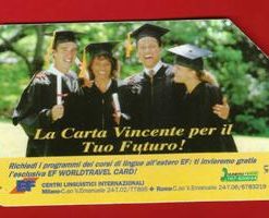 SIP ” CENTRI LINGUISTICI INTERNAZIONALI” GOLDEN N.288 L.10.000 Mantegazza usata €4,00