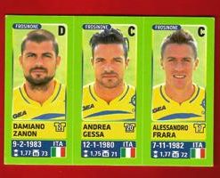 FIGURINE PANINI originale  anno 2014/15 FROSINONE n.615 a/c Zanon +2 € 0,60