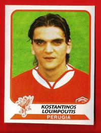FIGURINE PANINI originale Campionato 2003-04 Perugia  n.306 K. Loumpoutis € 1,00