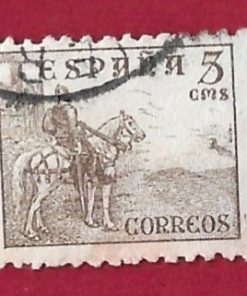 FRANCOBOLLO SPAGNA 1938 YT 655 Usato  €0,15