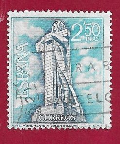 FRANCOBOLLO SPAGNA 1967 YT 1465 USATO €0.20