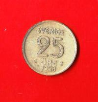 SVEZIA – SWEDEN 1958  25 Ore  Km824  €3.50  Circulated
