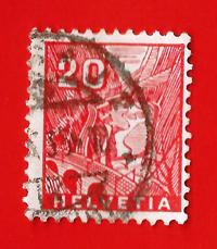 SVIZZERA – SWITZERLAND  1934 YT 275 € 0.25  Used