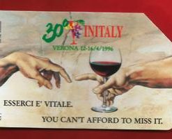 TELECOM “VINITALY ” n.481 scad.30.06.97  L.10.000 Mantegazza  Usata  €4.00