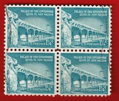 USA – UNITED STATES of AMERICA 1960 YT 687 QUARTINA –  QUATRAIN € 0.99